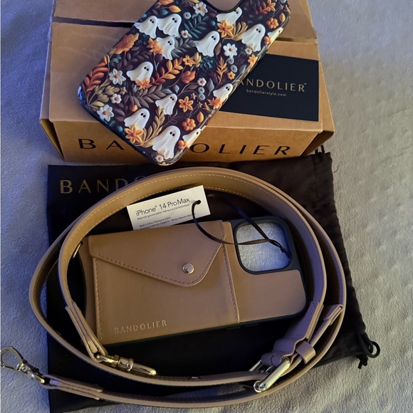 Bandolier Kimberly Tan/ Gold Hardware - Picture 2 of 3